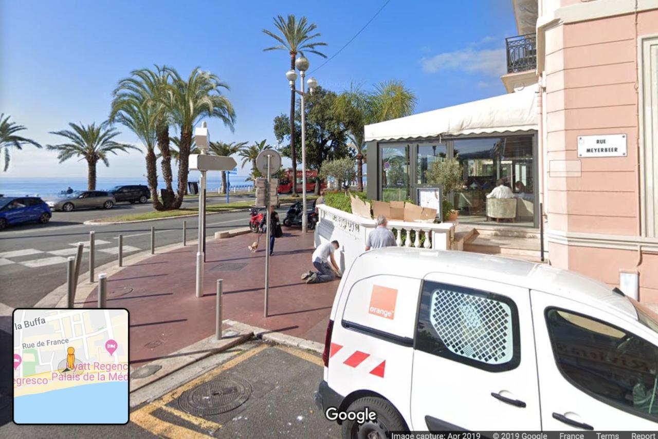 Apt 2-3 Pces Dans Le Carre D Or A 290 M Des Plages Niza Exterior foto